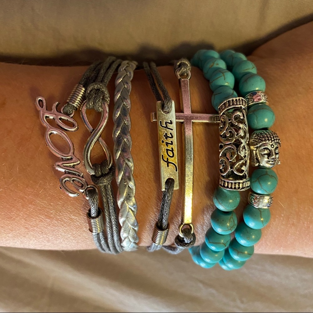 CUSTOM STACKABLE Bracelets, 3 pieces